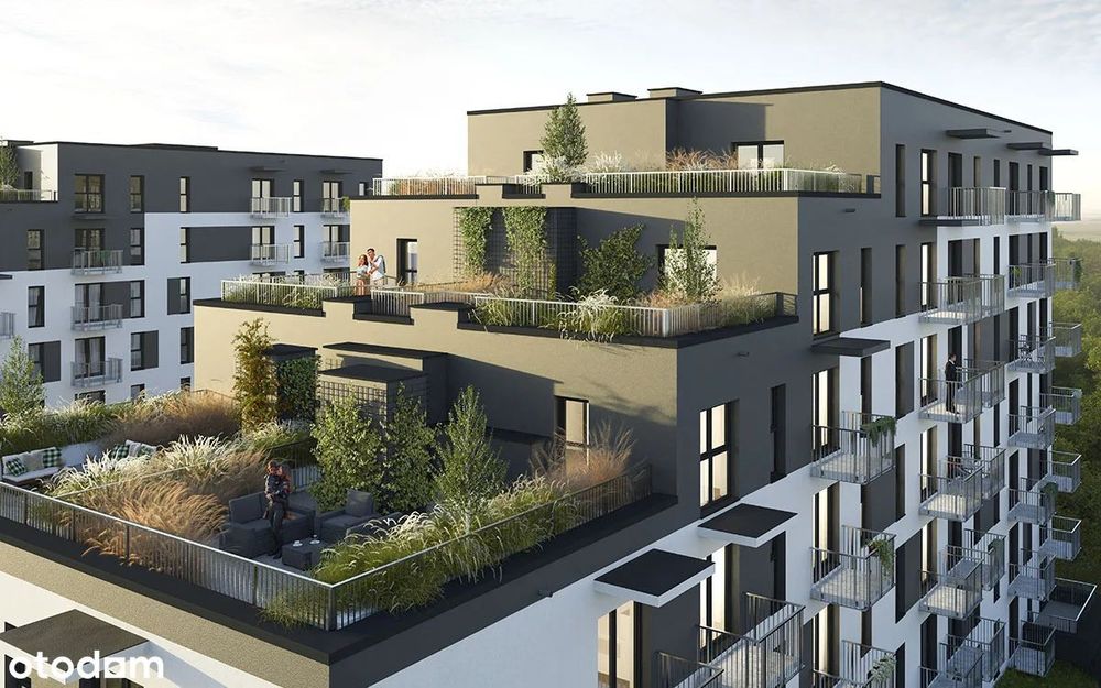 2-pokojowe mieszkanie 37 m² + taras Bezpośrednio - Widok 4