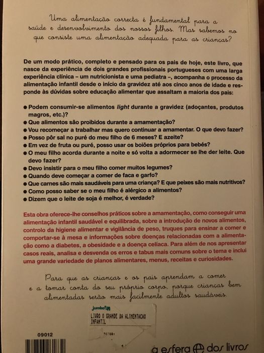 O grande livro da alimentação infantil