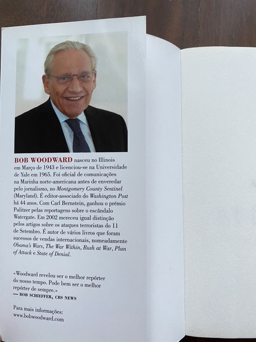 Livro “Medo - Trump na Casa Branca” de Bob Woodward