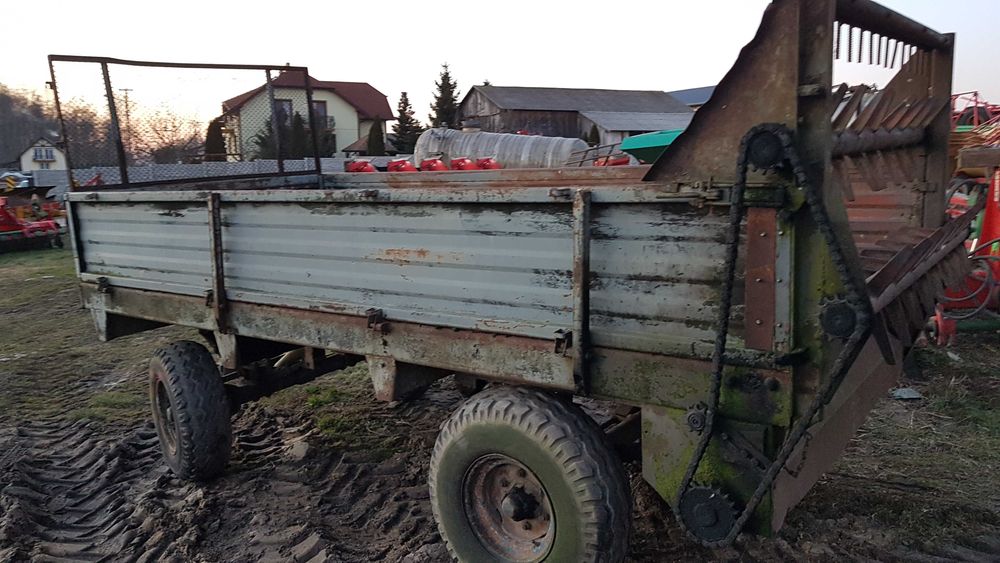 Rozrzutnik obornika 4t.,przyczepa,transport.