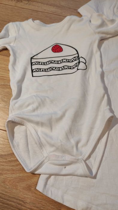 Zestaw dla mamy i dziecka  5.10.15- koszulka L+ body r.86