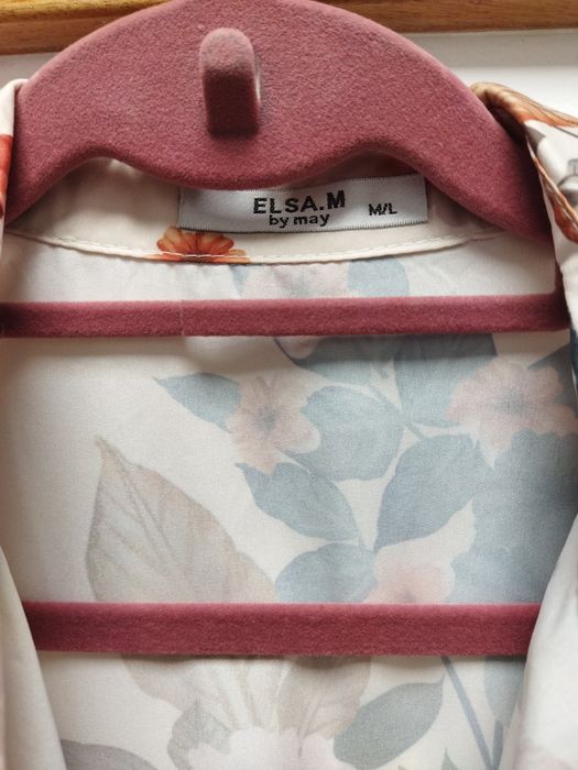 Vestido branco florido