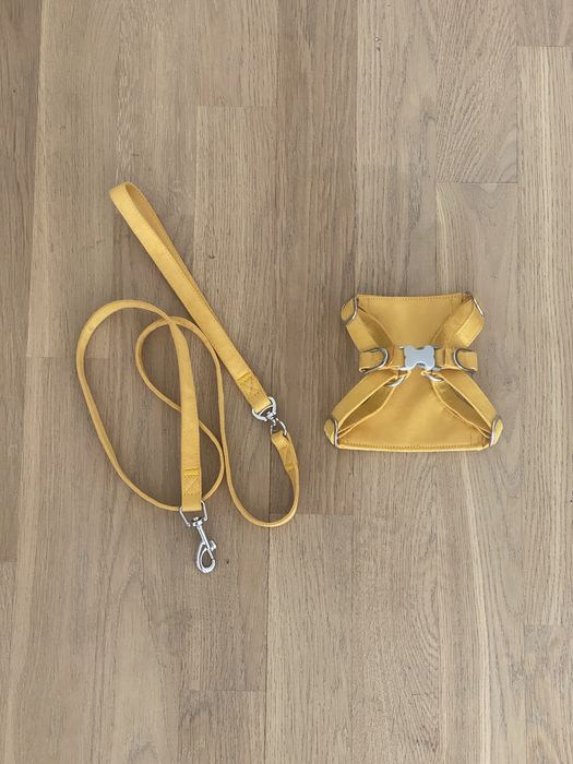 Nowe szelki bezuciskowe velvet + smycz dla psa M-XL