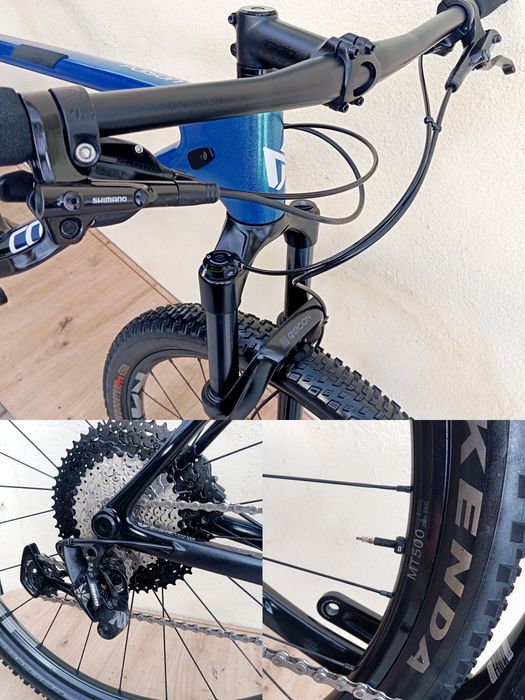 JF-Bikes Bicicletas CARBONO L 12v KTM Myroon/Coluer Poison