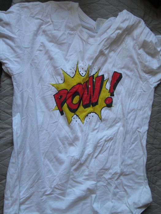 koszulka 38, klasyczny, t-shirt M, stan idealny, oversize, bawełna