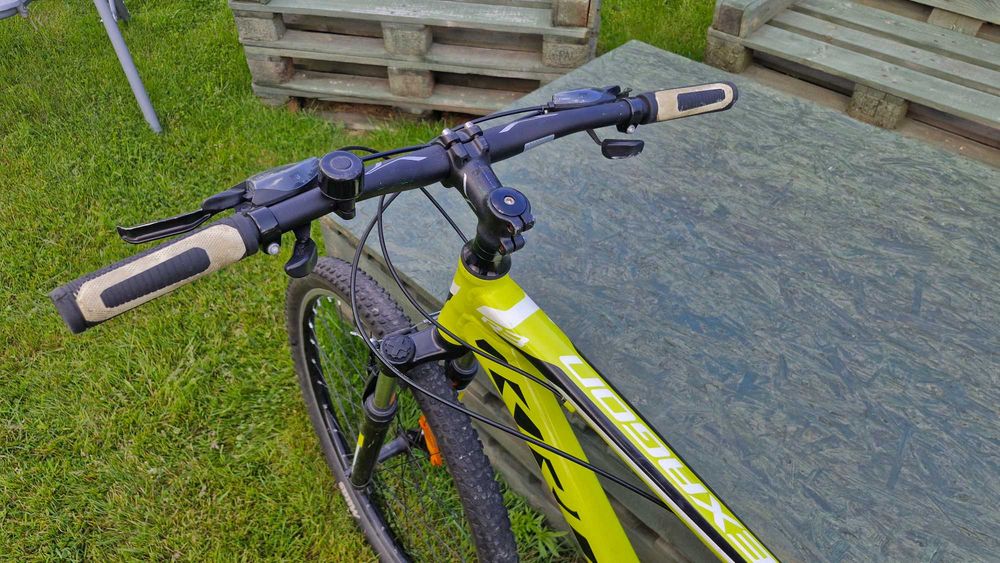 Rower górski KROSS HEXAGON R3 - Limonkowy mat - 17"