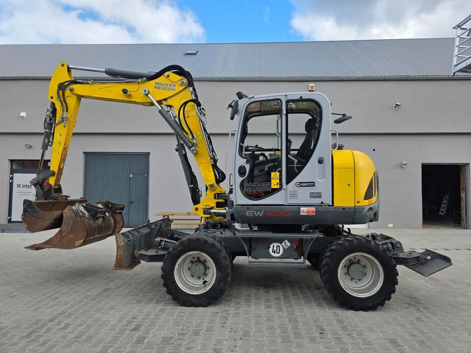 Wacker Neuson EW 100  Koparka Kołowa 10ton 40km/h Szybka jazda