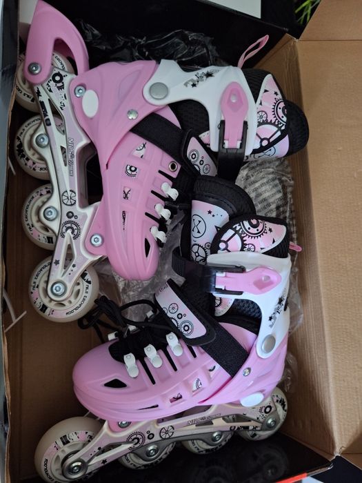 Rolki  dla dziewczynki 4 w1