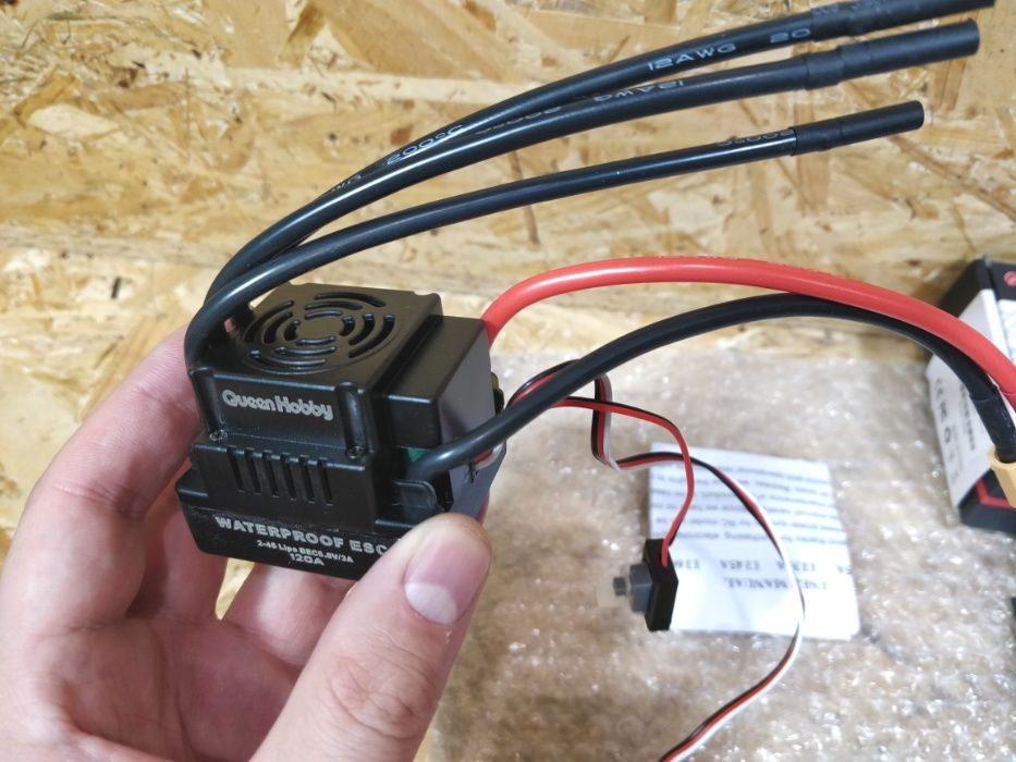 RC БК система мотор регулятор 1/8 4S, 6S (traxxas arrma losi hpi hsp)