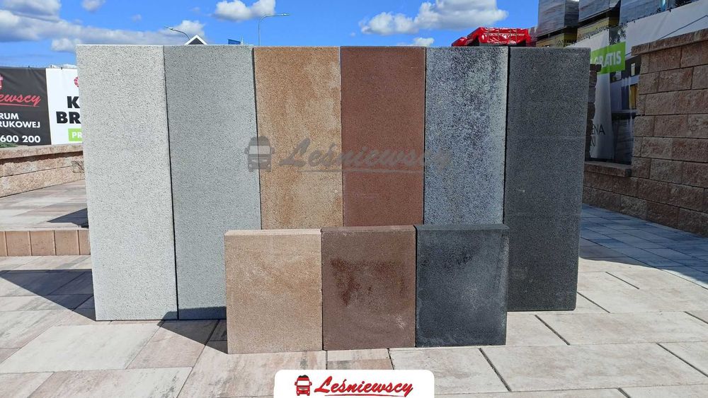 Palisada betonowa IMPARI  100x30x8 grafit - KURIER - cała POLSKA
