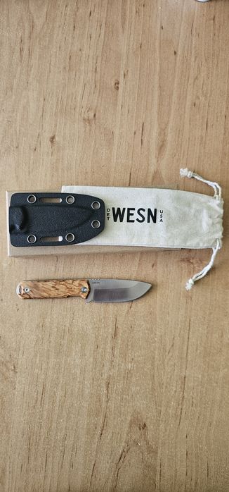 Nóż WESN Bornas, kydex i brzoza.