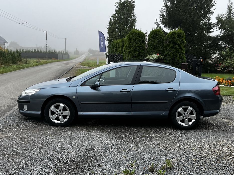 Peugeot 407 1.8 benzyna 2007r alufelgi chromy ZADBANY OPŁACONY