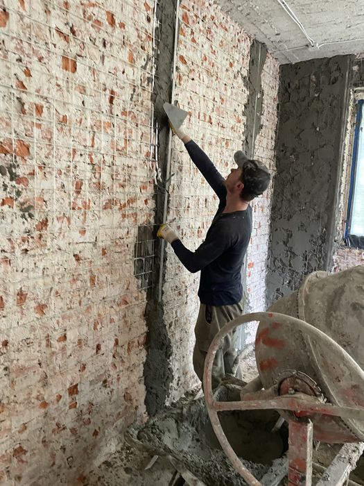 Штукатурка, Стяжка.