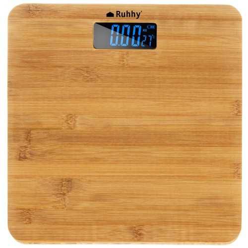Stylowa waga bambusowa łazienkowa elektroniczna 180 kg