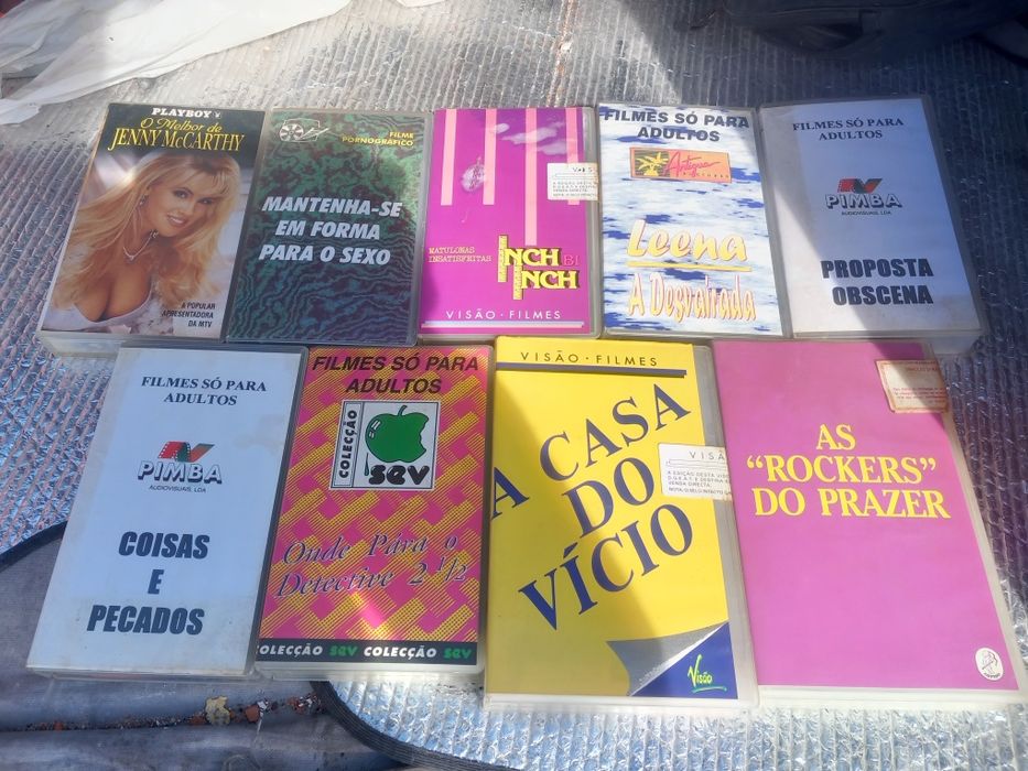 Cassetes Adultos Originais V.H.S