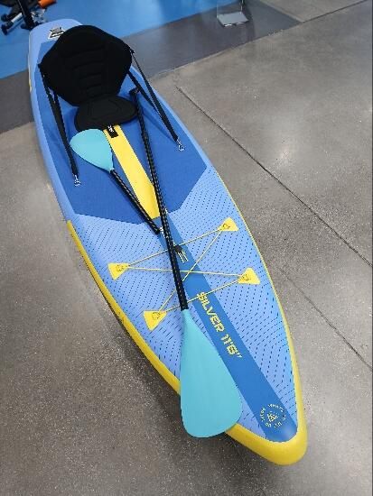 Conjunto de stand up paddle insuflável Wattsup SILVER 11'6 com banco