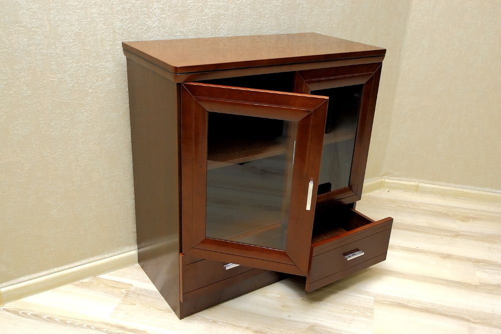 Komoda gabinetowa 2-drzwiowa 80 x 40 x 85 cm. Fornir. Outlet -%!