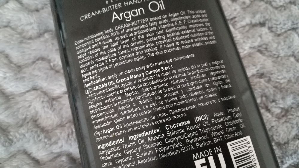 Revuele creme corpo e mãos hidratante anti-idade ÓLEO ARGÃO 400ml NOVO