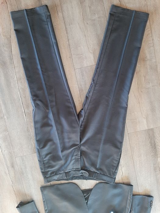 Garnitur męski ślubny biała koszula krawat spinki r. xl 176/182cm