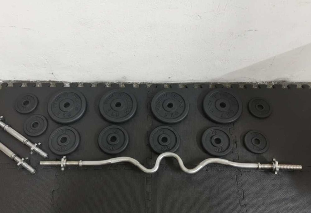 Obciazenie zeliwe gryf lamany hantle