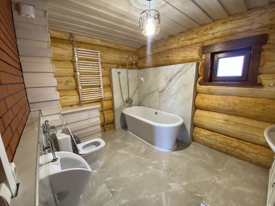 Шале в Карпатах з чаном та сауною