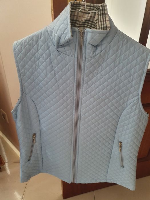 Colete Azul Claro, Usado poucas vezes, Tamanho Xl