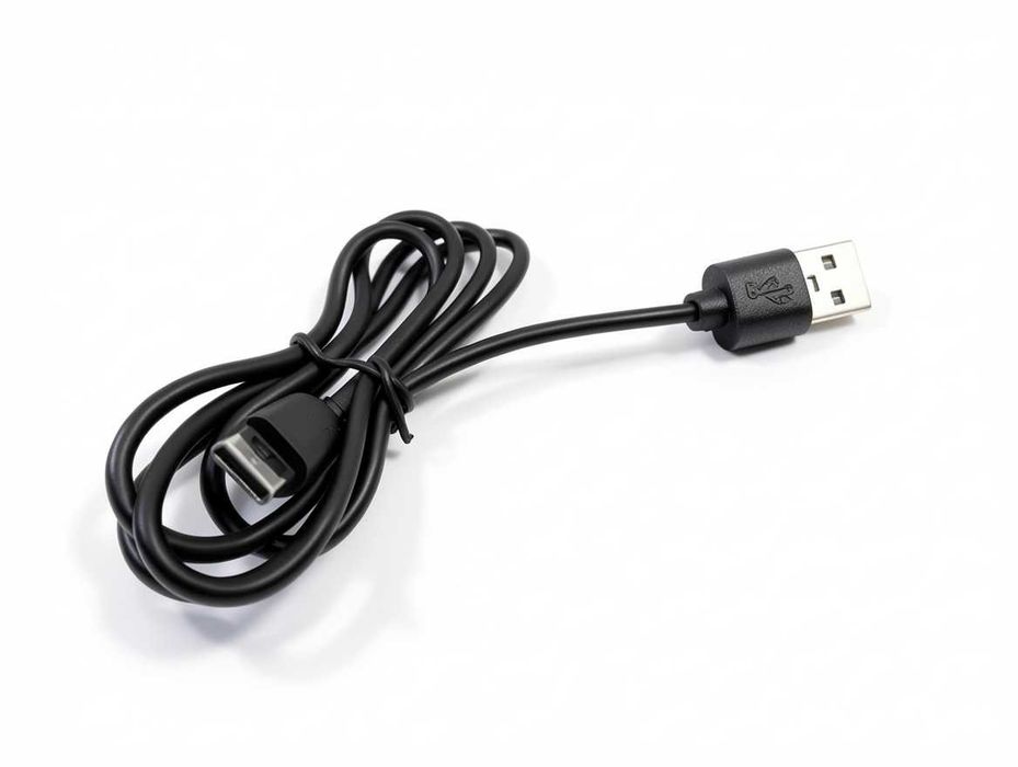 N251 Kabel USB Do USB-C Typ C Ładowania Transmisji Danych Czarny Solidny Do Telefonu Smartfona Tabletu Powerbanka Długość 80 cm Uniwersalny Przewód
