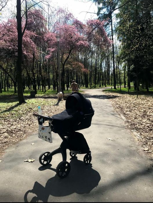 Wózek stokke xplory z całym wyposażeniem