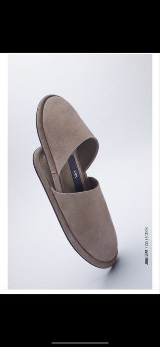 Кожаные туфли Zara