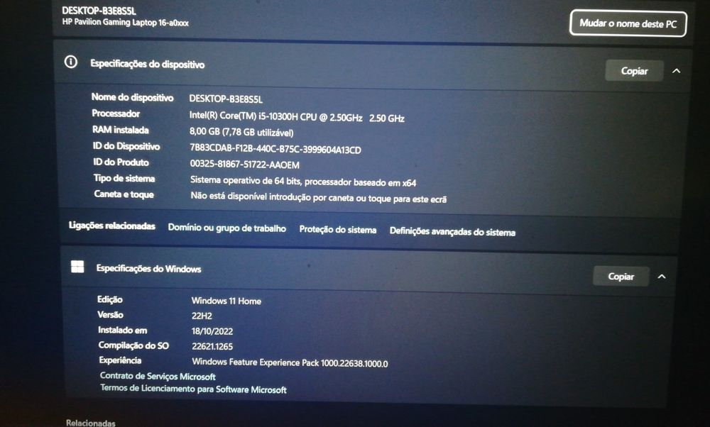 Hp pavilhon pc gaming425562845595586564