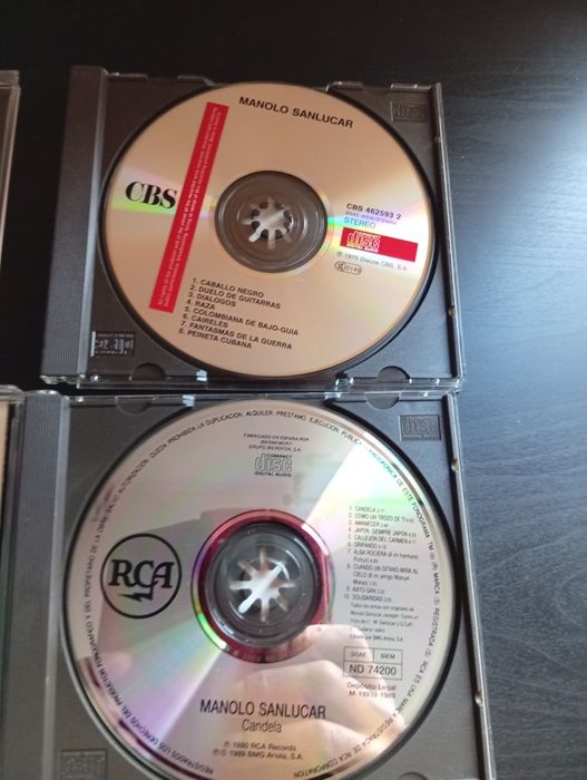 Conjunto de CDs Manolo sanlucar