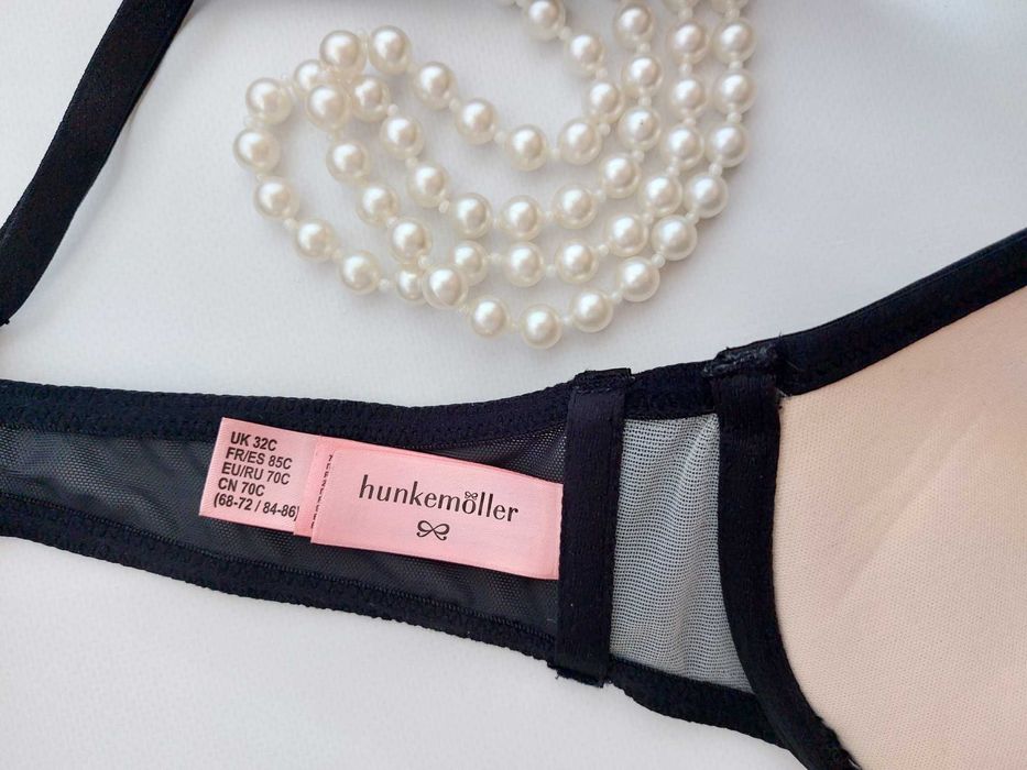 70C Hunkemoller соблазнительный бюстгальтер пуш ап с застежкой спереди