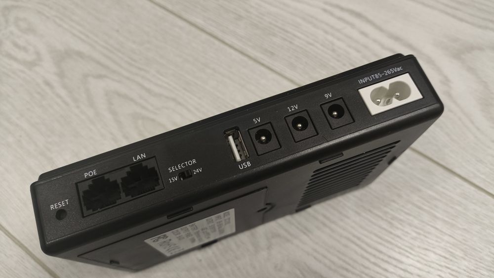 Міні ДБЖ, УПС для роутера 18650, UPS, павербанк для Wi-Fi, DC1018L