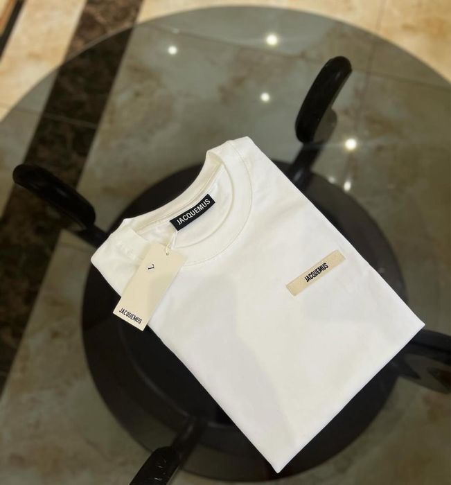 Футболка белая Jacquemus премиум рS