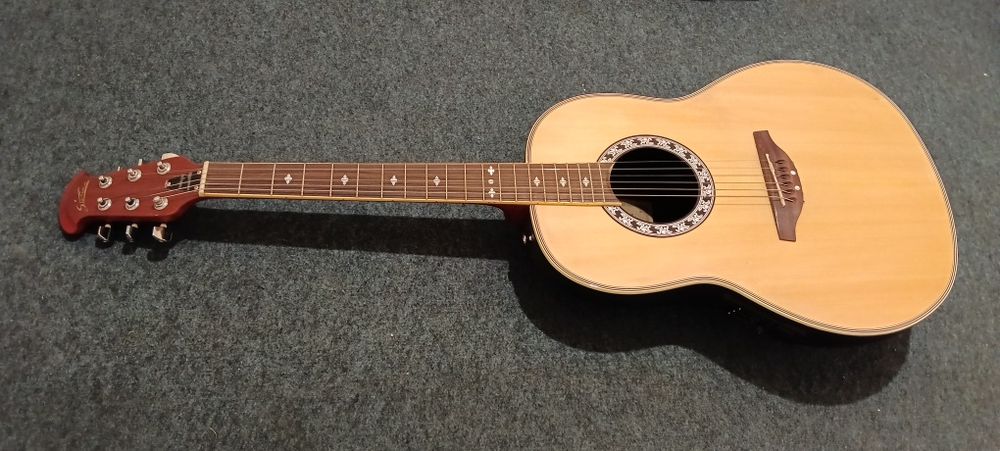 Violão elétrico roundback