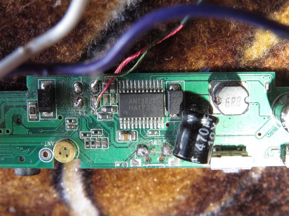 Bluetooth колонка T&G TG-123 (запчасти)