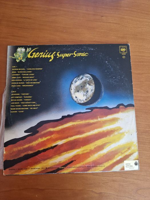 Vinil "Genius Super Sonic", 1984
