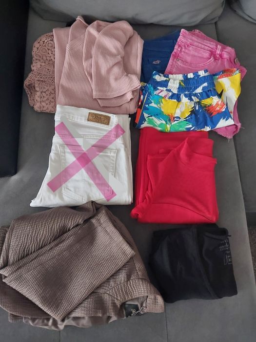 Sukienki, spodnieki itp 10szt O'laVoga,Hollister,Zara,inn