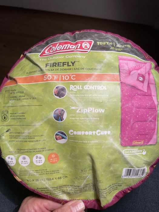 Saco cama criança para temperaturas ate 10graus.