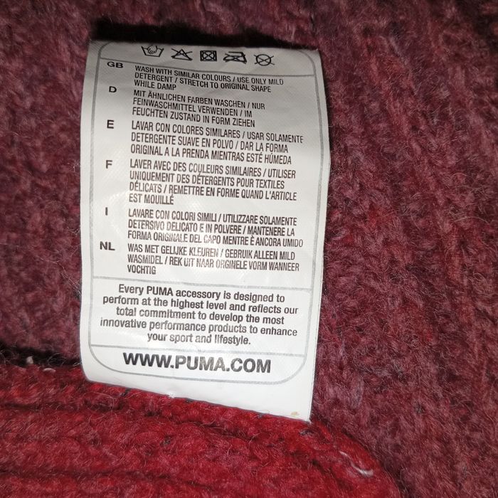 Шарф в'язаний зимовий Puma унісекс