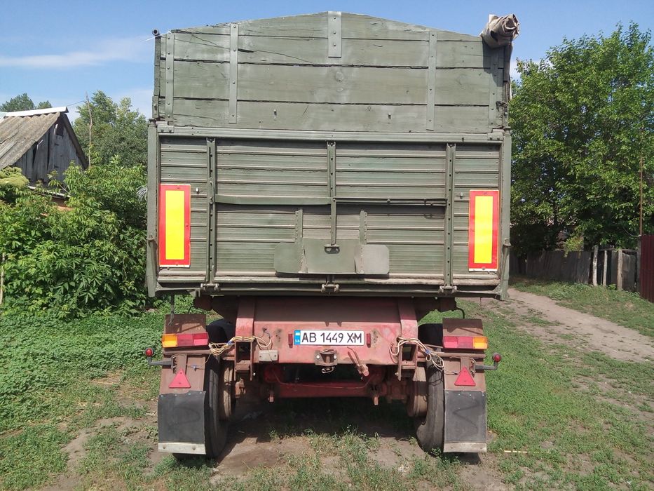 Ман самосвал з прицепом самосвалом