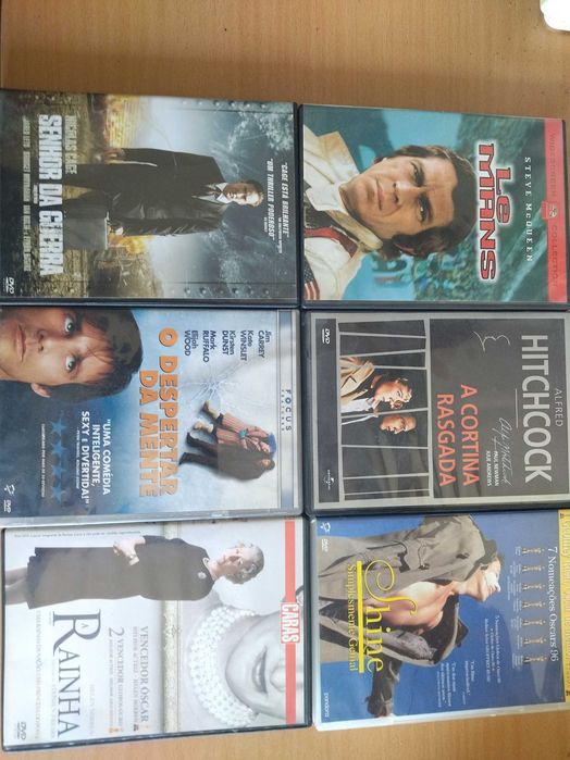 DVDs novos e selados
