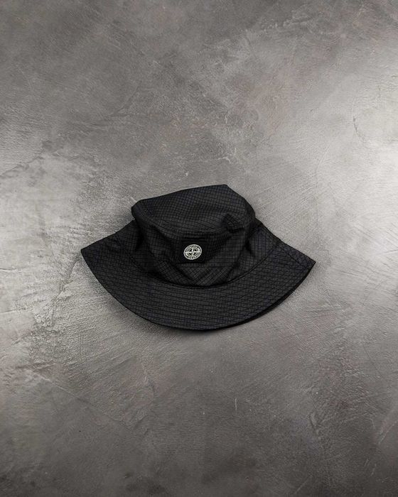 Панама STONE ISLAND 99462 Reflective Nylon Bucket Hat Black