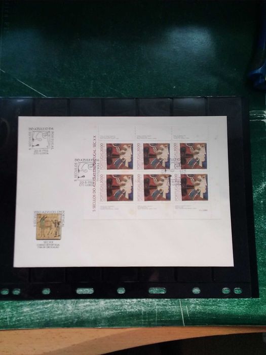 1985 FDC Do Bloco 5 Seculos Do Azulejo Em Portugal MNH **