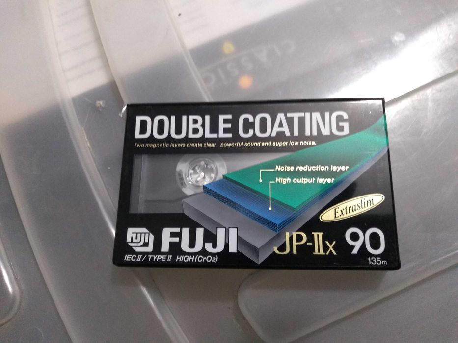 Cassetes de áudio FUJI JP-IIx 90 VINTAGE, NOVAS!