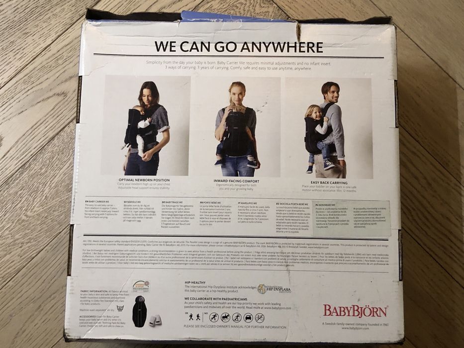 Baby Bjorn Baby Carrier WE nosidełko czarny
