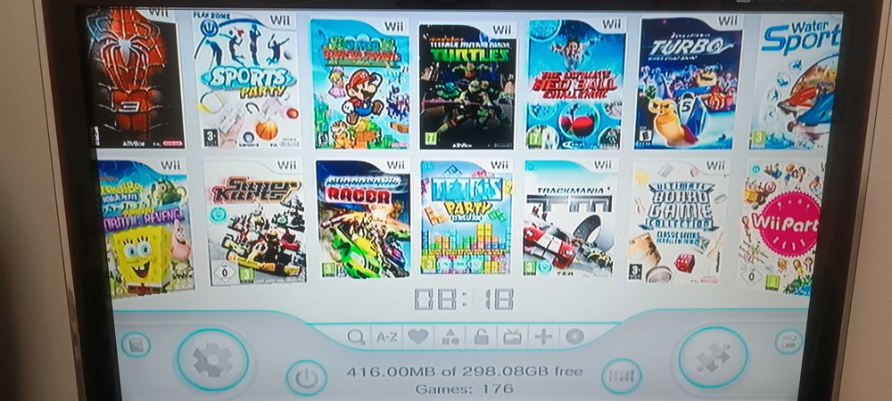 Consola Nintendo Wii Branca c/ 176 Jogos + EXTRAS