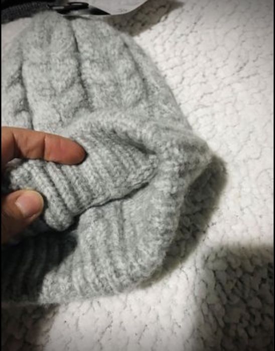3 gorros de malha (52cm) *novos com etiqueta*