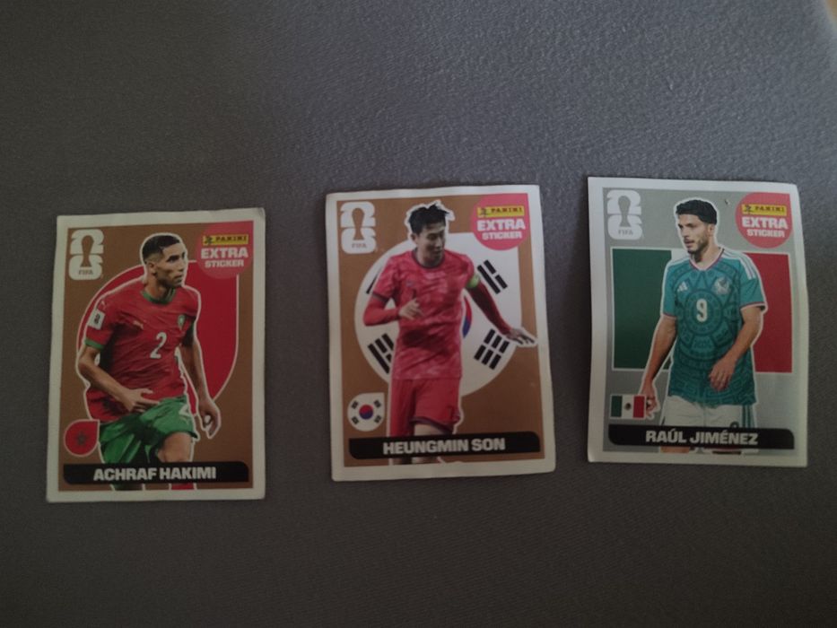 Vendo estes extra stickers do mundial pela melhor oferta
