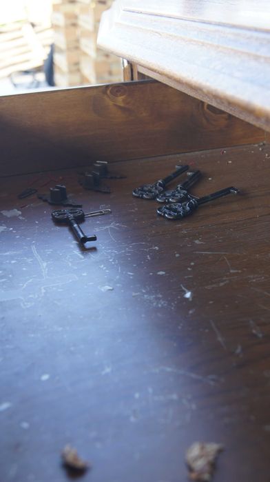 Zestaw mebli dębowych